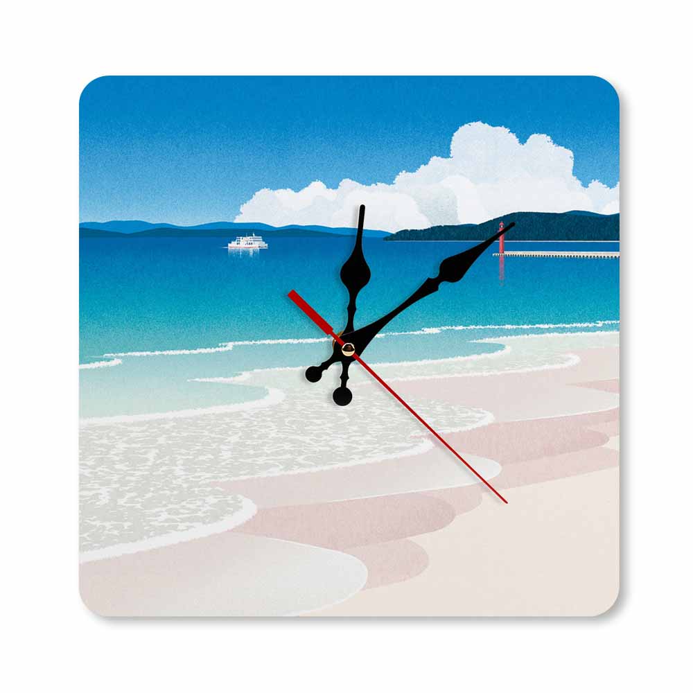 Square Wall Clock without Scales-9.8"x9.8"/25x25cm