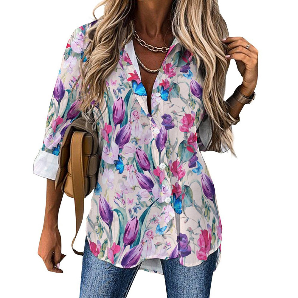100gsm Irregular Shirt For Women(All-Over Printing)