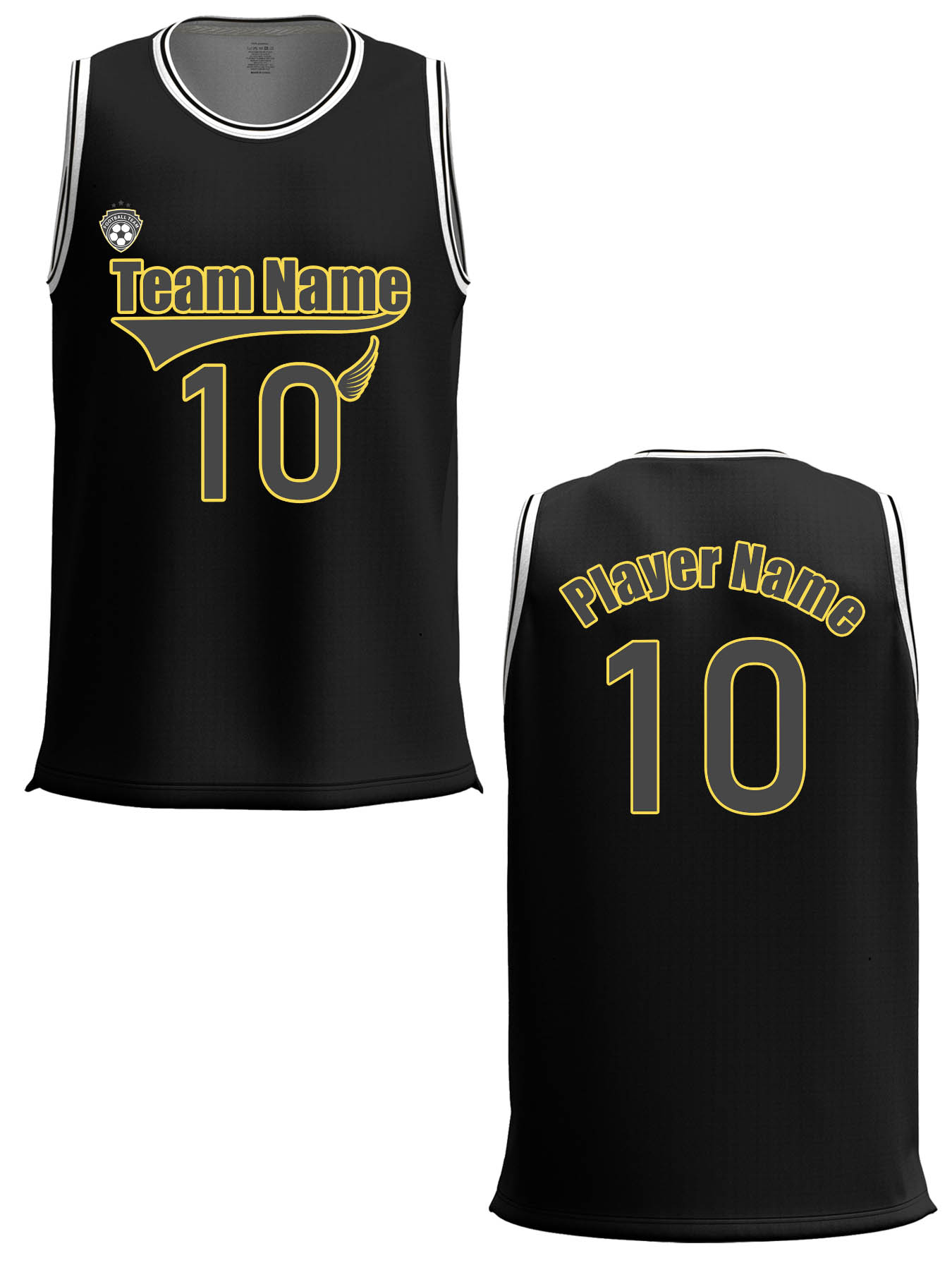 DTF 190gsm Adult Sleeveless Basketball Jersey(Dual-sided Printing)