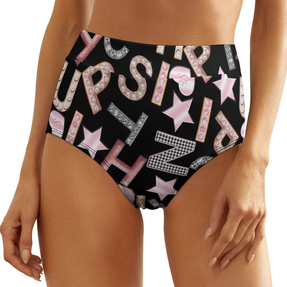 180gsm Women's High-Rise Panties(All-Over Printing)