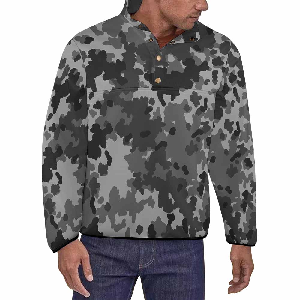 210gsm Plush Stand Collar Sweatshirt(All-Over Printing)