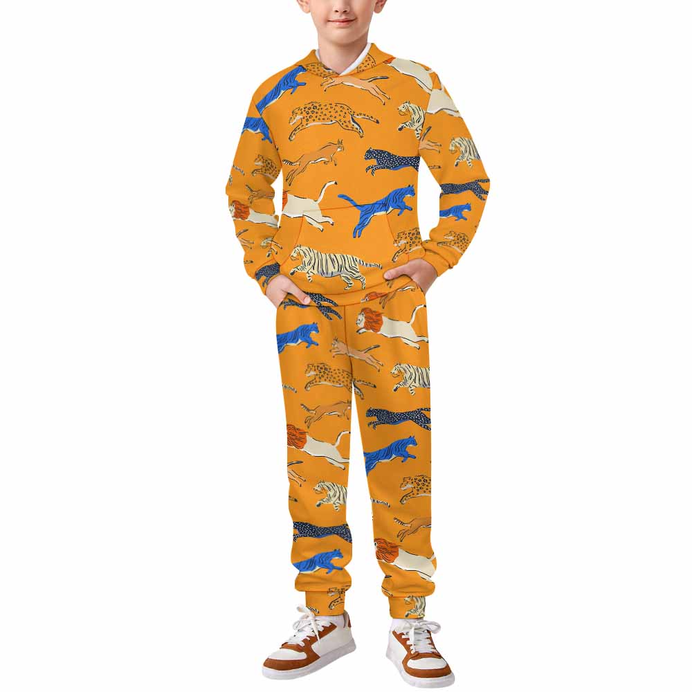 220gsm Kids' Hoodie Set(All-Over Printing)