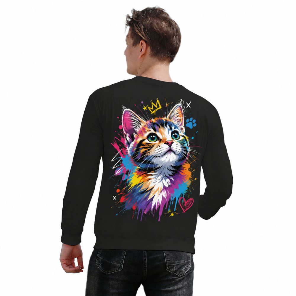 DTG 260gsm Back Print Sweatshirt for Men (Back Printing)