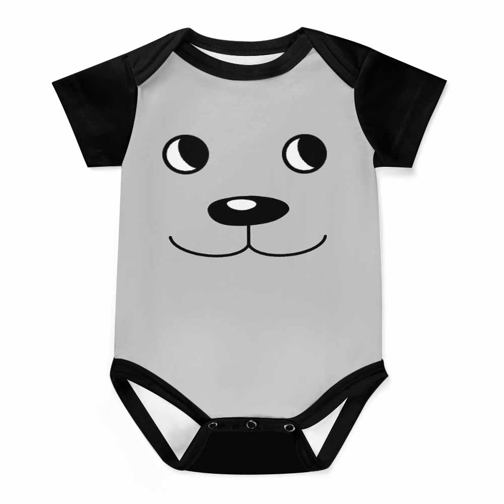 Cotton Short Sleeve Baby Onesies (All-over Printing)
