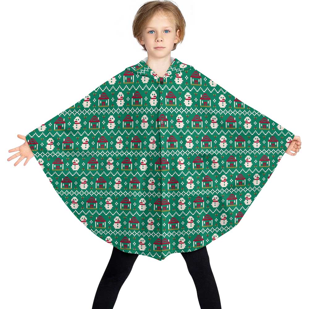310gsm Teen Hooded Blanket Sweatshirt(All-Over Printing)
