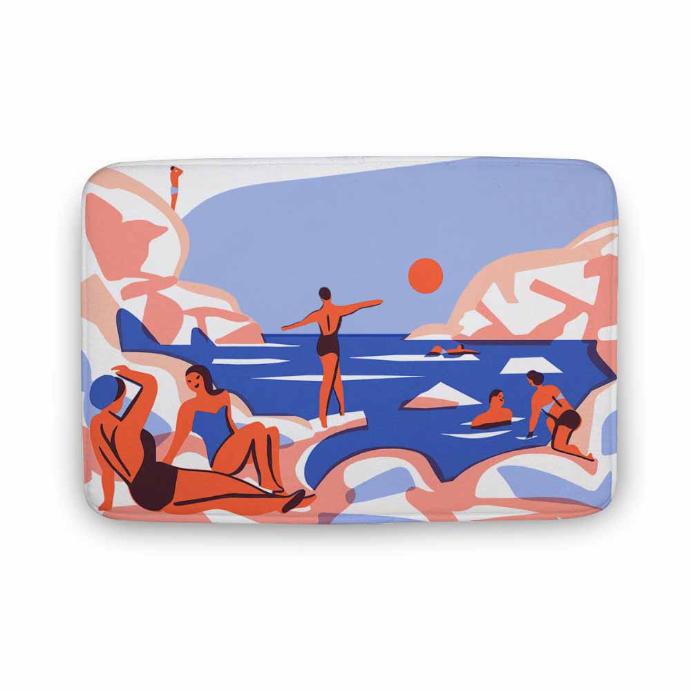 Coral Velvet Rug-15.7"x23.6"/ 40x60cm