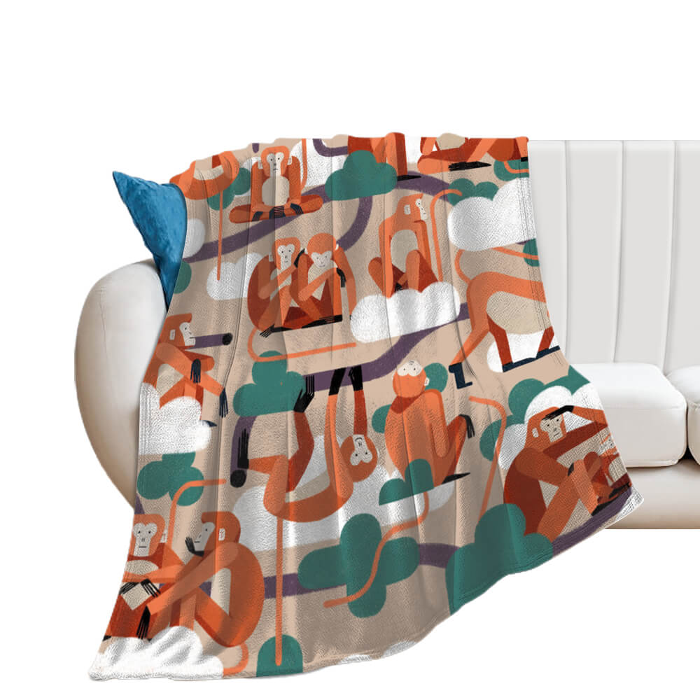 250gsm Vintage Flannel Blanket-50"x60"