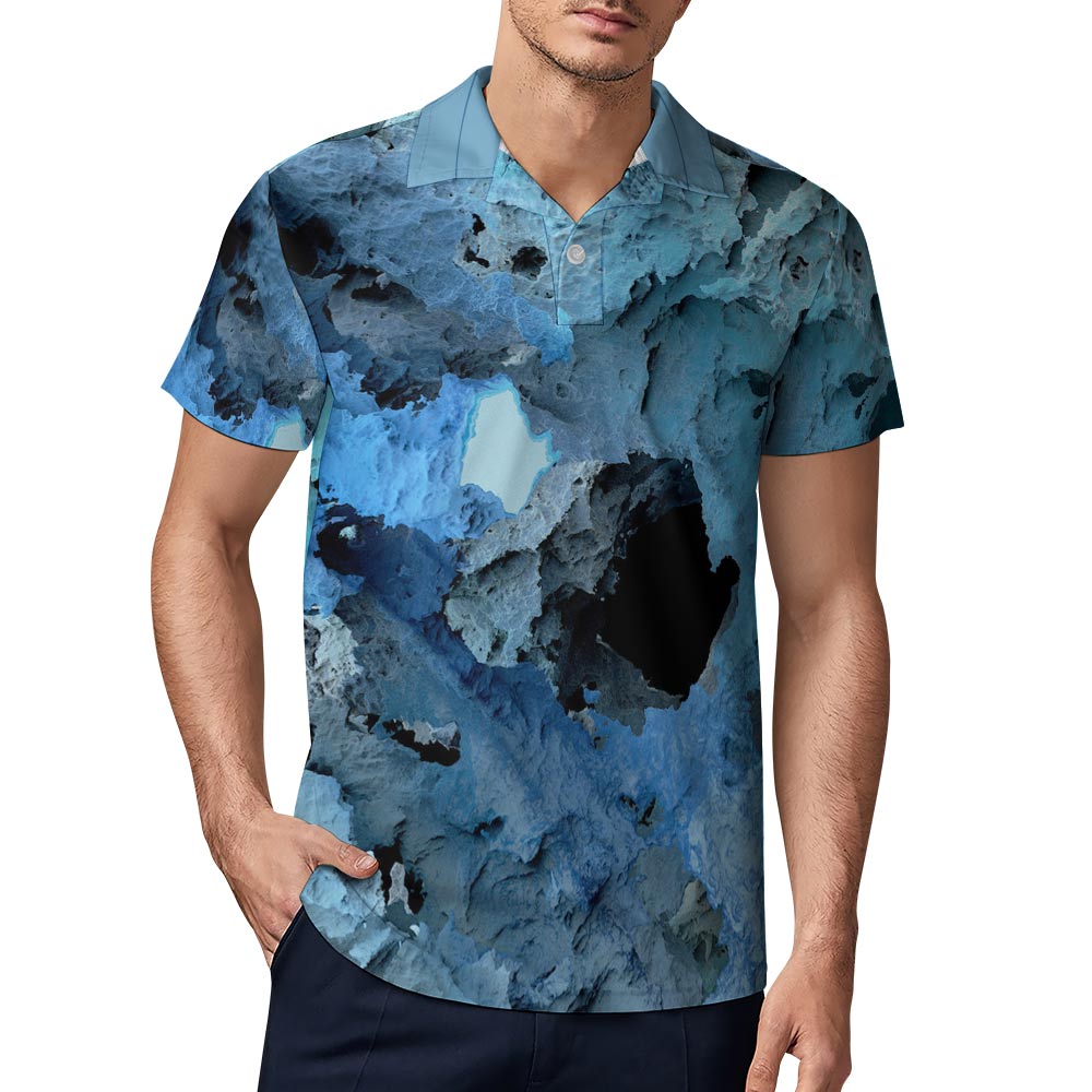 DTG 190gsm Cotton POLO Shirts Short Sleeve for Men(All-Over Printing)