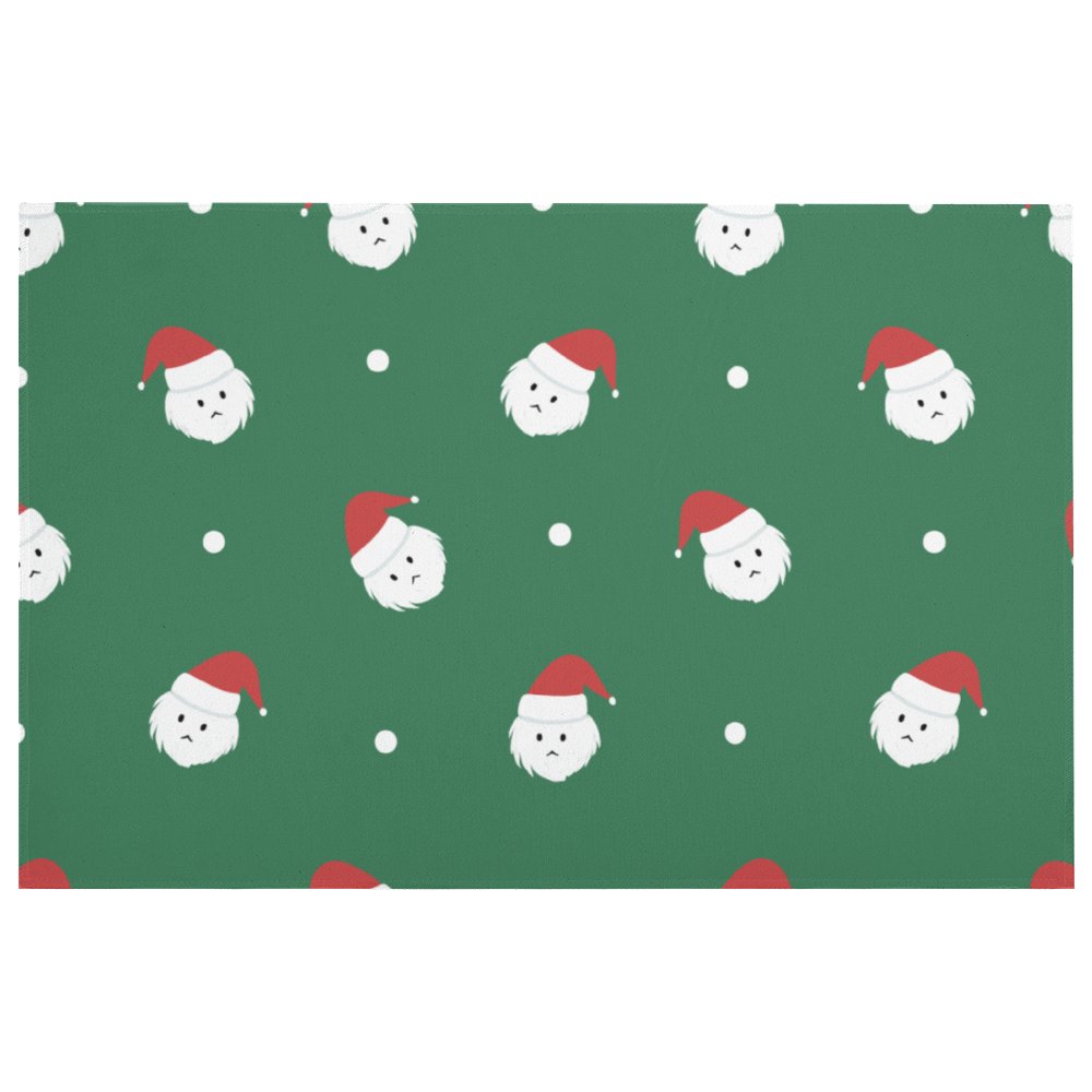 Crystal Velvet Bedroom Floor Mat