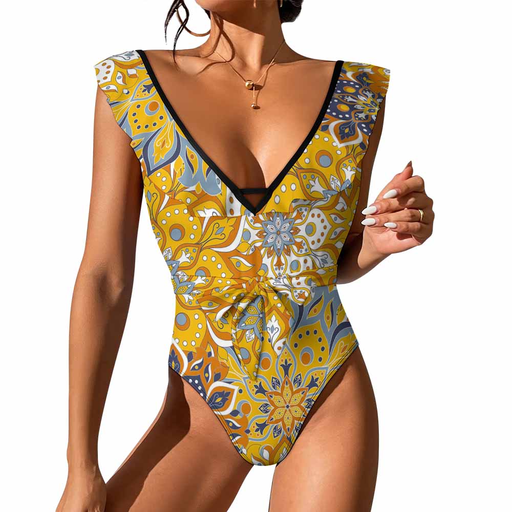 One Piece Swimsuit for Women(All-Over Printing)