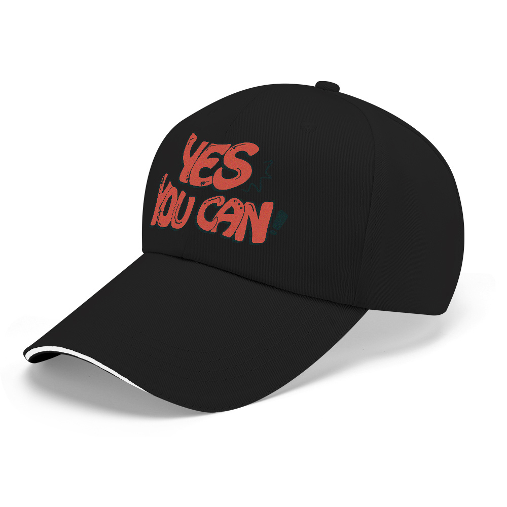 Baseball Cap for Men Women Curved Visor Sandwich