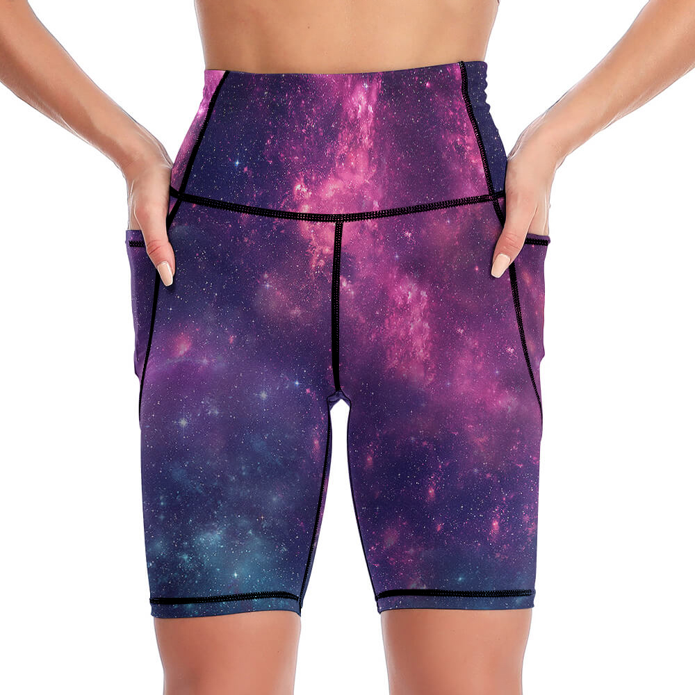 250gsm Knee-Length Yoga Shorts(All-over Printing)