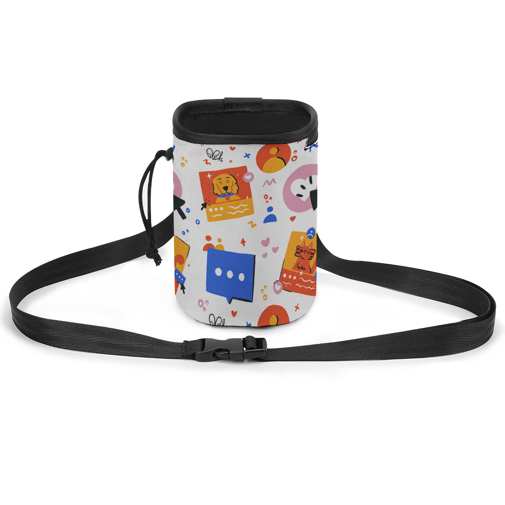 Dog Treat Training Bags Storage for Pet Rewards(All-Over Printing)