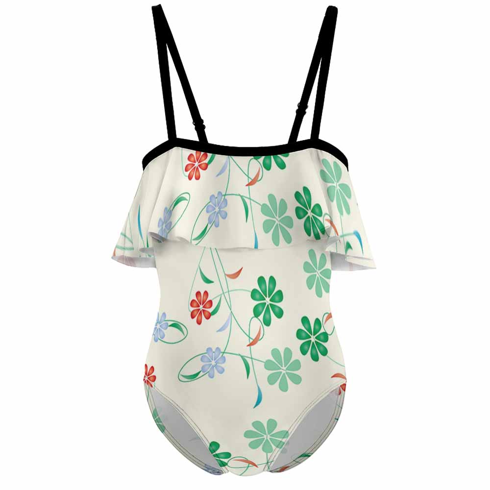 Off-shoulder Swimsuit for Girls